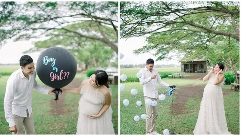 6 Momen Marcel Chandrawinata dan Istri Ungkap Jenis Kelamin Anak Pertama