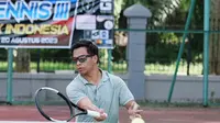 Wirang Birawa dalam kompetisi Gara-Gara Tenis III 2023, yang digelar pada 18-20 Agustus 2023 di Medan, Sumatera Utara. (Dok. IST)
