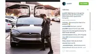 Putra Will Smith Jadi Pemilik Pertama Tesla Model X