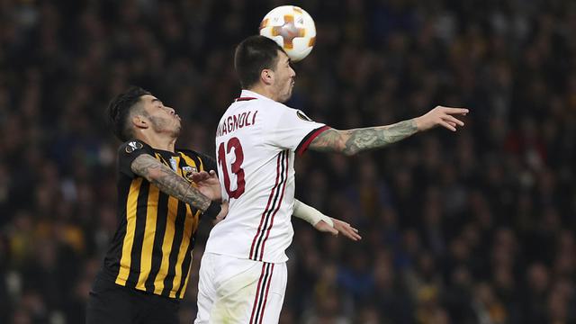 FOTO: Bertandang ke Yunani, AC Milan Hanya Bermain Imbang