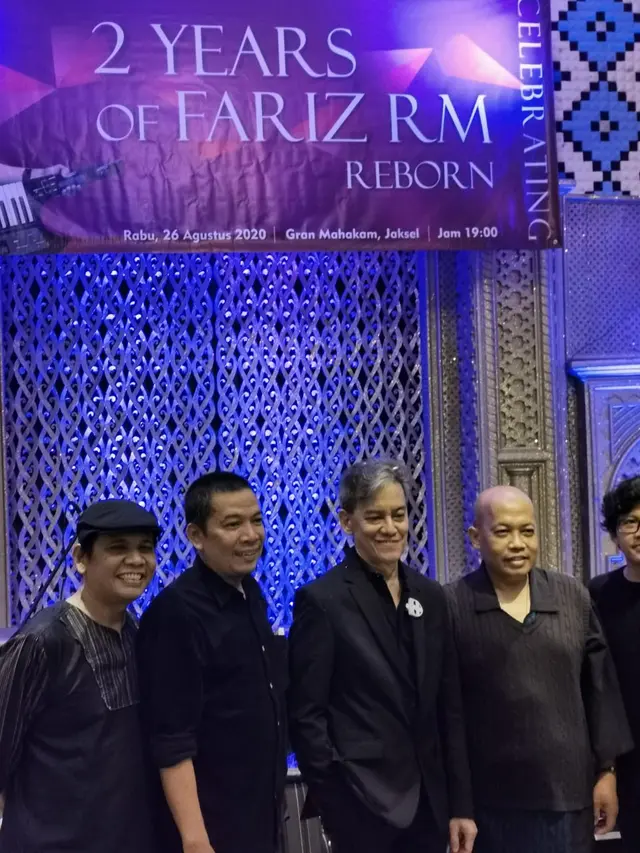 Fariz RM dalam perayaan dua tahun bebas narkoba