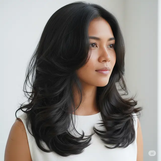 7 Model Rambut Segi Panjang Wajah Indonesia yang Menawan dan Proporsional