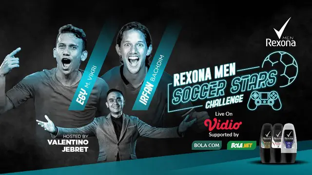Berita video mari kita bandingkan selebrasi Egy Maulana Vikri dengan Irfan Bachdim di Rexona Men Soccer Stars Challenge