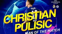 Berita Infografis - Man Of The Match Christian Pulisic (Bola.com/Adreanus Titus)