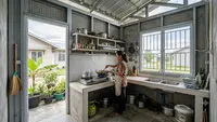 7 Desain Dapur Dinding Baja Ringan yang Kokoh Tahan Angin, Inspirasi Modern & Anti Berisik