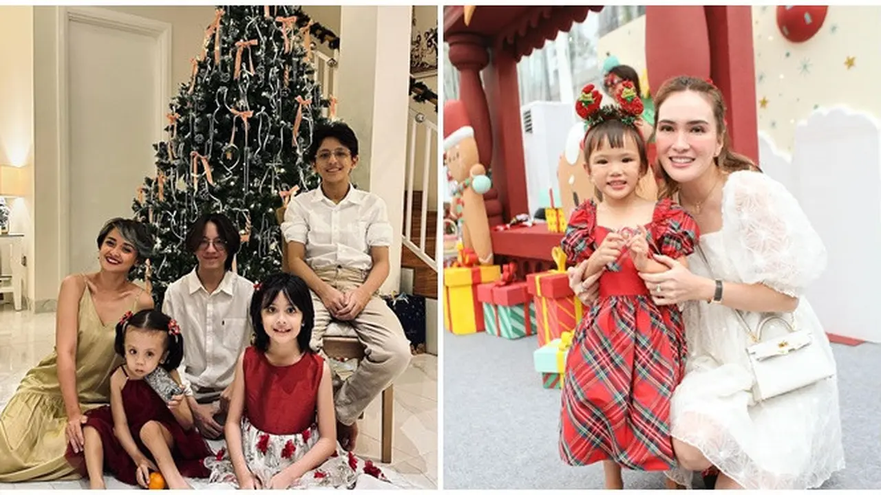 6 Artis Single Mom Rayakan Natal 2023 Bareng Anak, Kebahagiaan Tetap Terasa