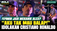 Ada momen kocak dalam sesi meet & greet Gresini Racing dan Bold Riders di Senayan, Jakarta. Saat ditanya soal kemungkinan Fermin Aldeguer menjadi mekaniknya, Alex Marquez langsung bercanda bahwa dirinya tidak akan mau menaiki motor jika Fermin yang m...