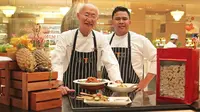 Pakar kuliner Indonesia, William Wongso di Shangri-La Hotel, Jakarta (Liputan6/pool/Shangri-La Jakarta)