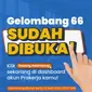 Pendaftaran program Kartu Prakerja gelombang 66 sudah dibuka mulai hari ini Jumat (19/4/2024). (Dok Prakerja)