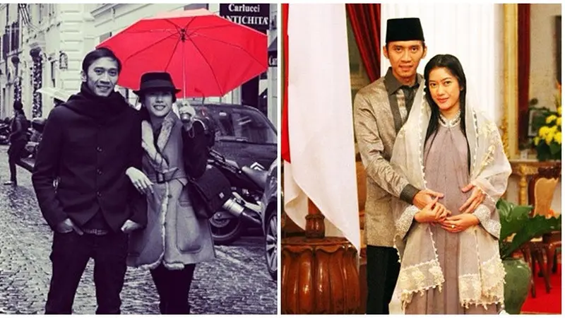 6 Potret Lawas Aliya Rajasa dan Ibas Yudhoyono di Awal Pernikahan, Romantis