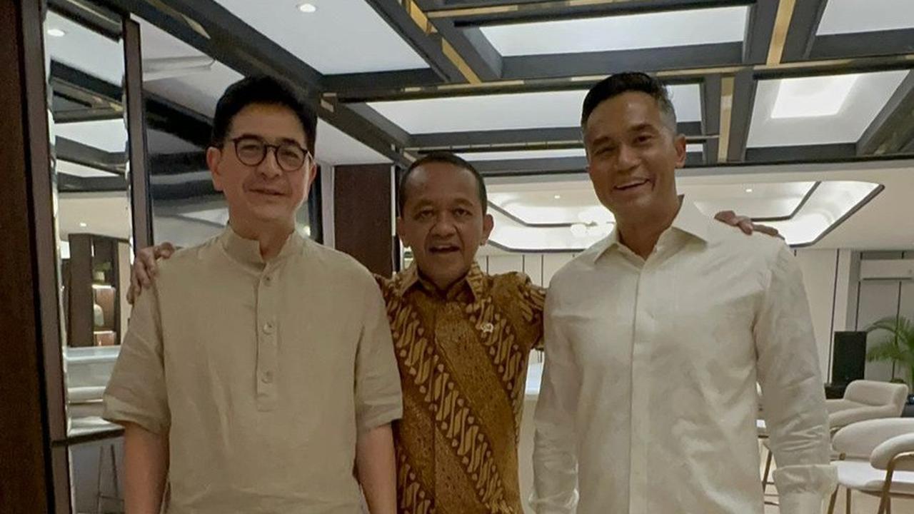 Ketua Kadin Indonesia 2021-2026 Arsjad Rasjid, dan Ketua Umum Kadin hasil Munaslub 2024 Anindya Bakrie.