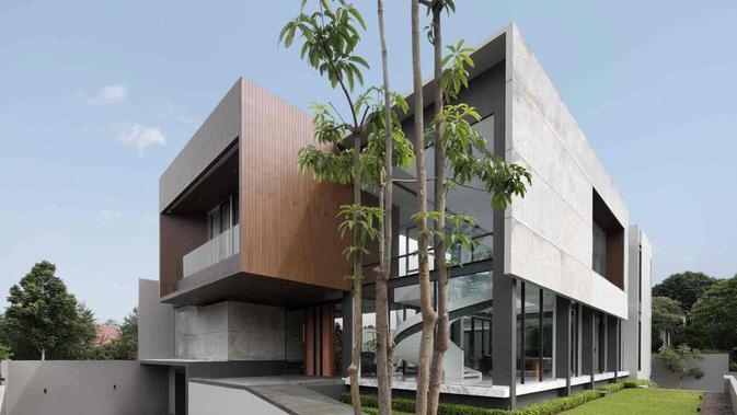 Fasad BP House karya Rakta Studio. (dok. Arsitag.com)