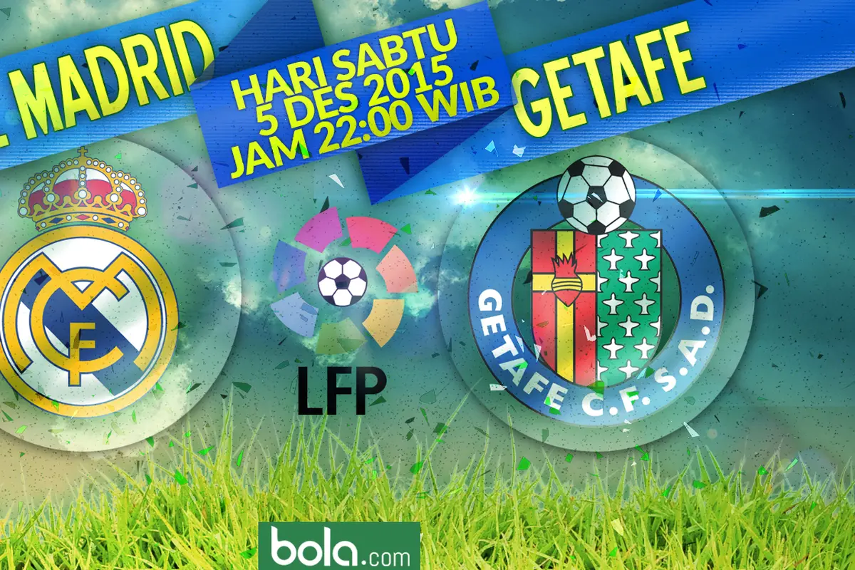 Real Madrid vs Getafe (Bola.com/Samsul Hadi)