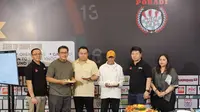 Syukuran pembentukan Poradi di sela-sela Darts National Competition Series 04 (Liputan6.com/Thomas)