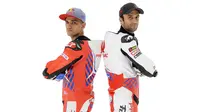 Dua pembalap Pramac Racing di MotoGP 2021: Jorge Martin dan Johann Zarco. (Twitter/Pramac Racing)