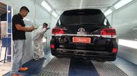 Perawatan eksterior kendaraan oleh Scuto Group. (ist)