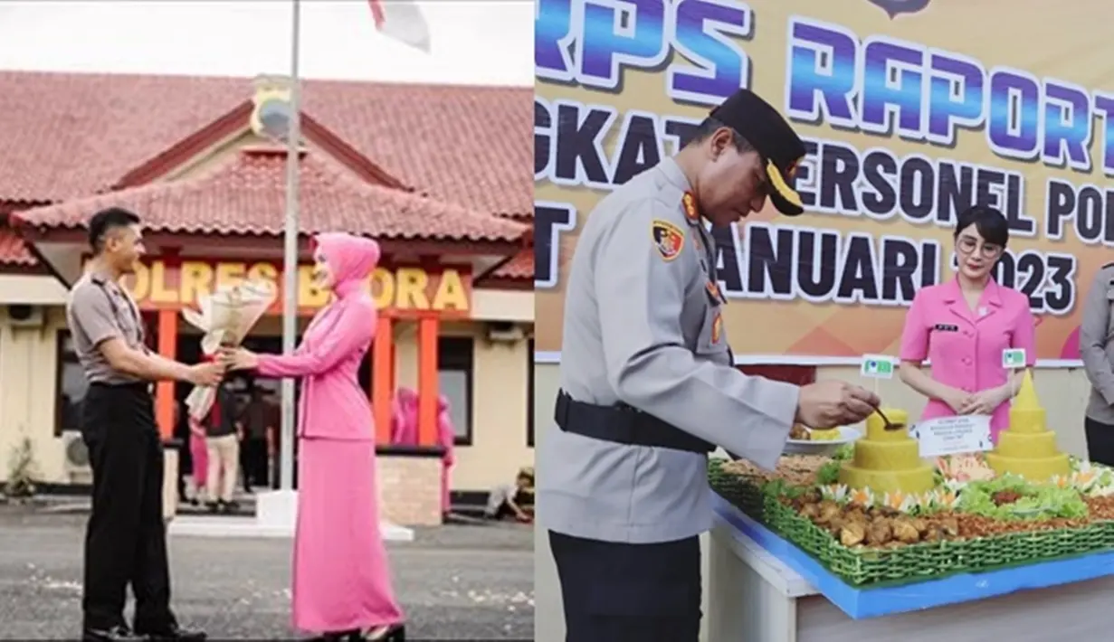 Sejak menikah, Uut memang memilih rehat sejenak dari dunia hiburan. Hanya sesekali ibu dua anak itu kembali menghiasi layar kaca di acara tertentu. Pernikahannya yang harmonis selalu menuai pujian. Sementara itu, Yeni Inka yang baru saja memulai lembaran baru dipuji karena penampilannya yang menawan saat kali pertama mamakai seragam Bhayangkari. (Liputan6.com/IG/@khrisnashakti/@uutpermatasari)
