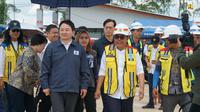 Menteri Pertanahan, Infrastruktur dan Transportasi Korea Selatan Won Hee-Ryong mengunjungi lokasi pembangunan di kawasan Ibu Kota Negara, atau IKN Nusantara (dok: PUPR)