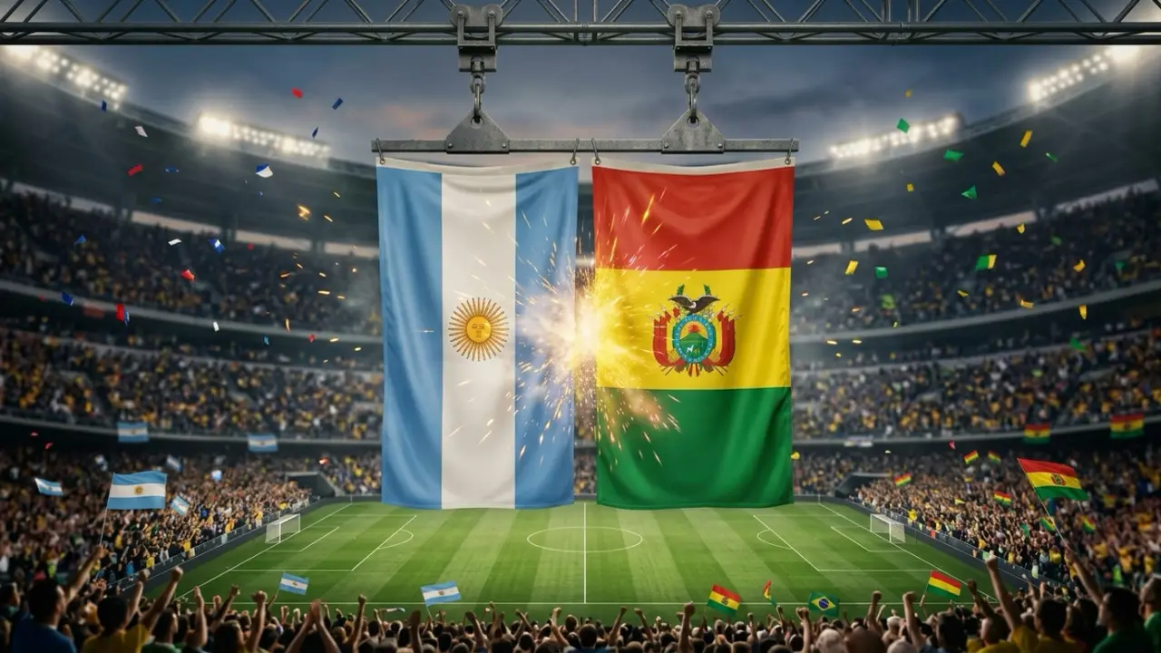 Ilustrasi Argentina Vs Bolivia