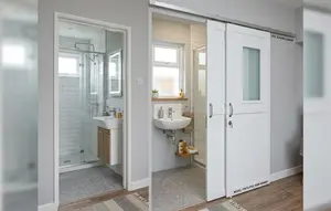 7 Model Pintu Kamar Mandi PVC untuk Ruang Sempit, Hemat Tempat dan Tetap Rapi
