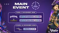 Link Live Streaming Perempat Final Lokapala, Battle of Guardians dan Satria Dewa di Vidio 9-10 November