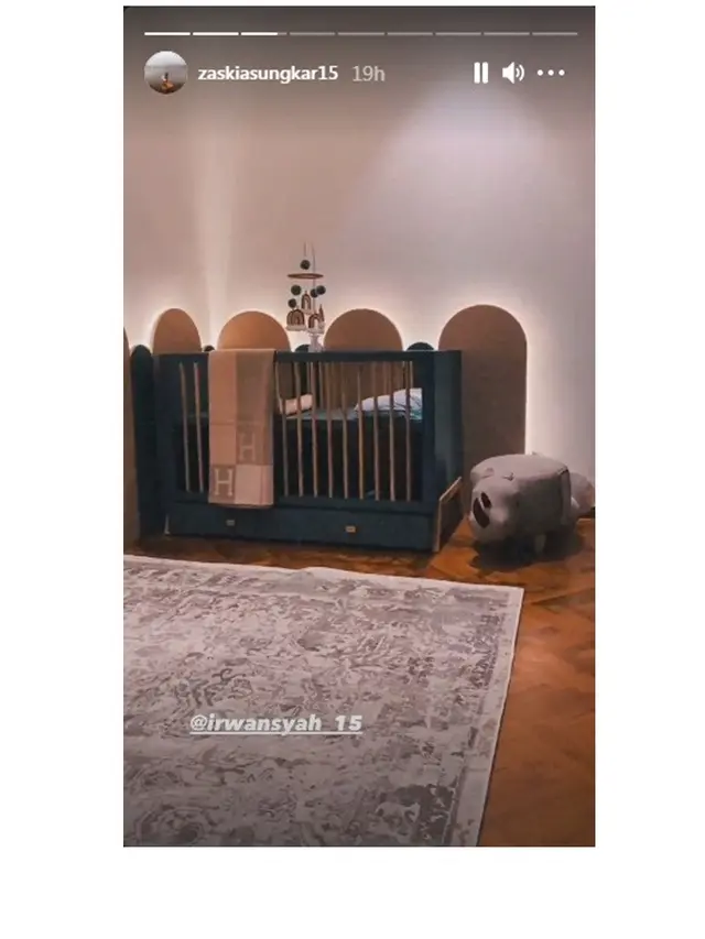 6 Potret Kamar Anak Zaskia Sungkar dan Irwansyah, Minimalis dan Mewah