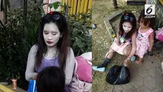 Video ibu dengan gangguan jiwa hidup terlantar bersama anak perempuannya di tepi jalan Bulukumba, Sulawesi Selatan, viral di media sosial.