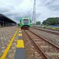 Kereta Bandara Adi Soemarmo, Solo berhenti di Stasiun Klaten (Dok: Kemenhub)