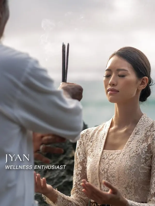 Ilustrasi proses melukat/The Apurva Kempinski Bali