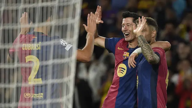 Barcelona, Robert Lewandowski, Liga Champions