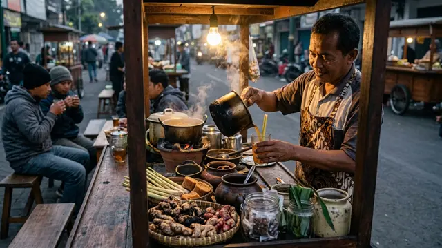 Resep Wedang Jahe Angkringan (AI Generated)