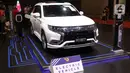 Mobil listrik Mitsubishi yang dipamerkan pada ajang pameran Gaikindo Indonesia International Auto Show (GIIAS) 2021 di ICE BSD, Tangerang, Banten, Senin (15/11/2021). Para produsen otomotif berlomba menampilkan ragam mobil listrik untuk disajikan kepada para pelanggan. (Liputan6.com/Angga Yuniar)