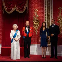 Patung Lilin Pangeran Harry dan Meghan/Twitter @MadameTussaudsLondon