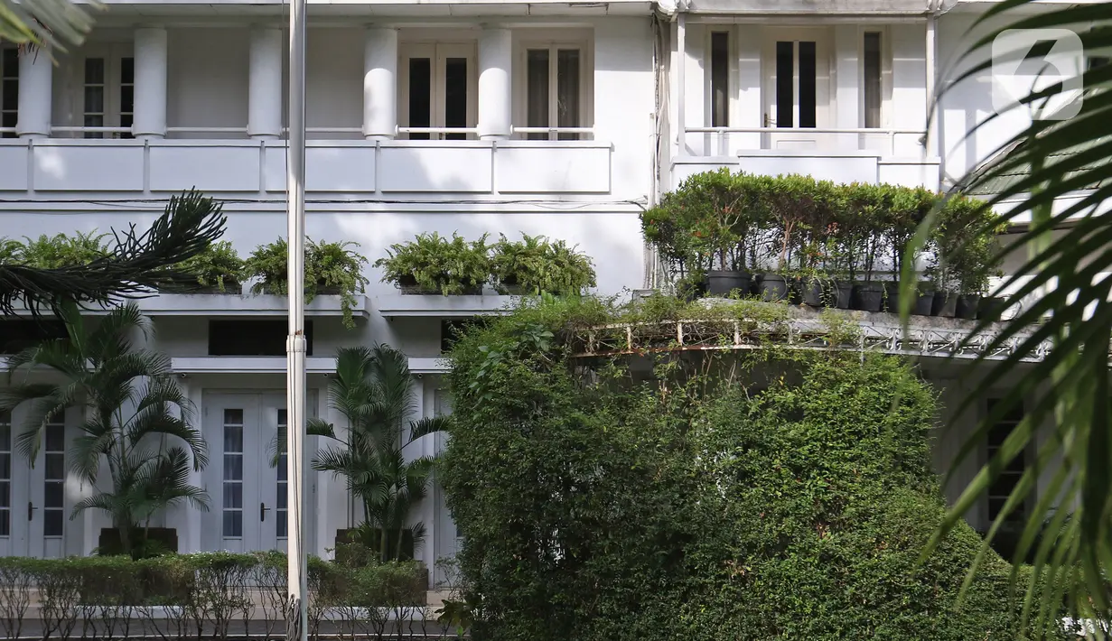 Suasana Rumah Dinas Gubernur DKI Jakarta di kawasan Taman Suropati, Jakarta, Senin (7/10/2019). Nominal usulan anggaran tersebut sudah tercatat dalam draf pembahasan Kebijakan Umum Anggaran-Prioritas Plafon Anggaran Sementara (KUA-PPAS) 2020. (Liputan6.com/Herman Zakharia)