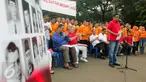 Wakil Gubernur DKI Jakarta, Djarot Saiful Hidayat membacakan naskah perumusan Pancasila Pidato Bung Karno, Jakarta, (29/5/2016). Sambut hari kelahiran Pancasila, RMOL adakan pembacaan naskah pidato Pancasila Bung Karno. (Liputan6.com/Yoppy Renato)