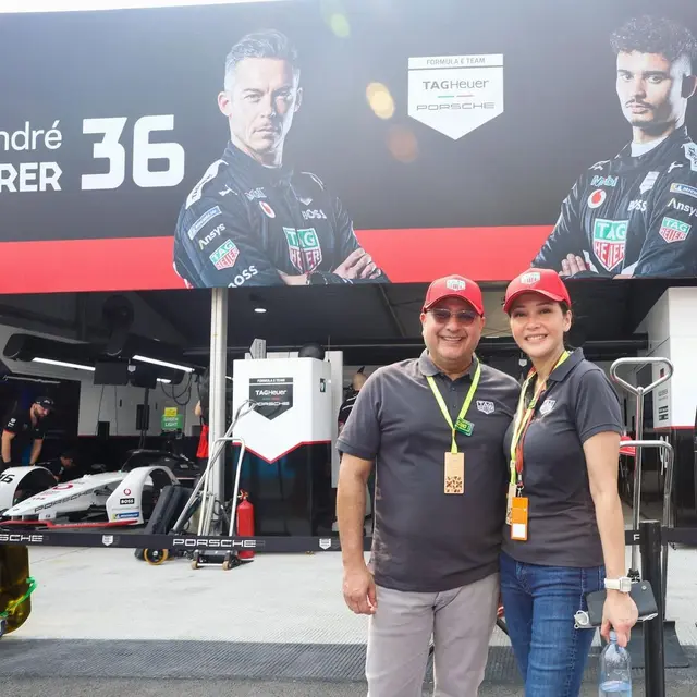 Maia Estianty nonton Formula E 2022 di Jakarta (Foto: Instagram @maiaestiantyreal)