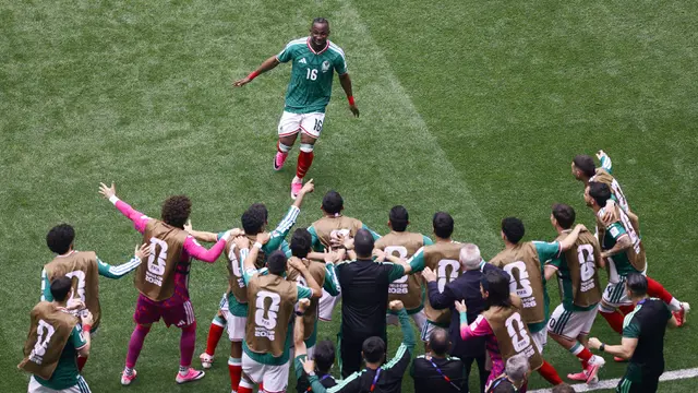 Foto: Momen Gol Pertama di Piala Dunia 2026, Julian Quinones Bawa Tuan Rumah Meksiko Unggul saat Waktu Belum Genap 10 Menit