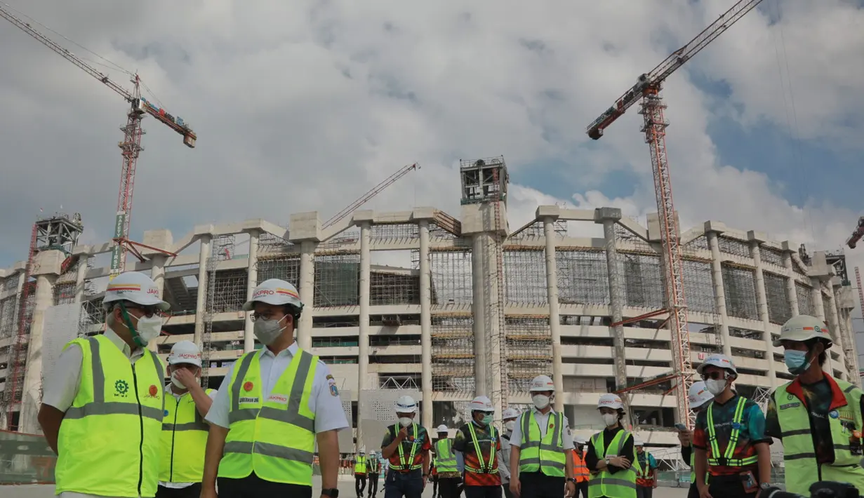 Anies Baswedan mengatakan Jakarta International Stadium (JIS), Jakarta Utara bakal dibuka untuk perhelatan mulai Desember 2021. (Foto: Dok Humas Pemprov DKI Jakarta)