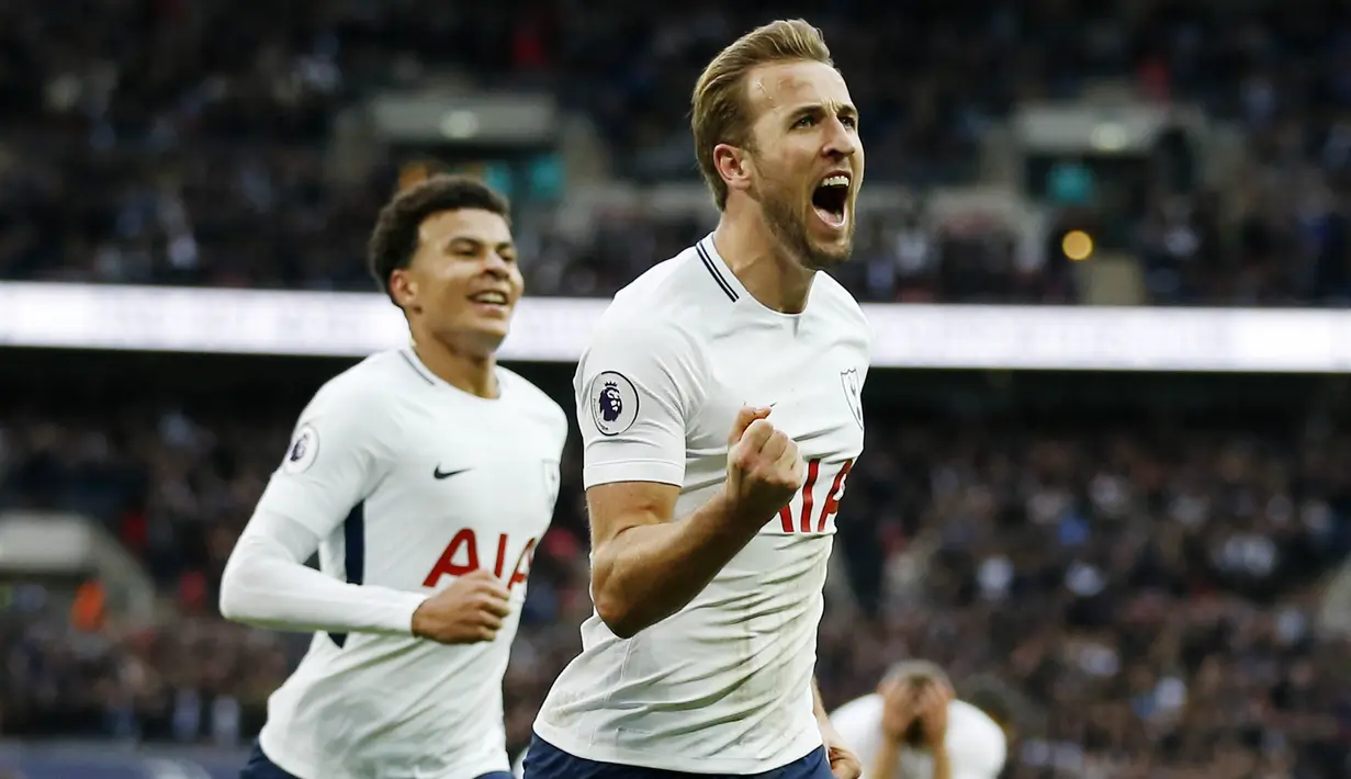 1. Harry Kane (Tottenham Hotspur) - 8 Gol. (AFP/Ian Kington)