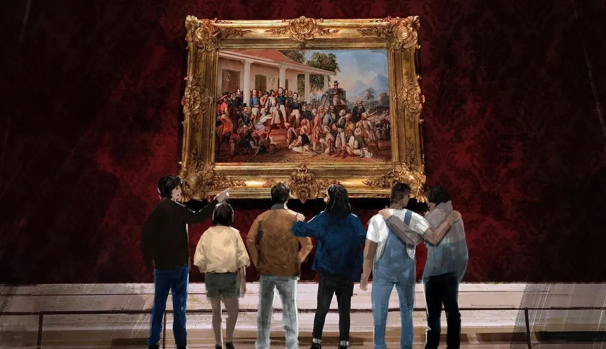 Ilustrasi film Mencuri Raden Saleh. (Foto: Instagram @mencuriradensalehfilm)