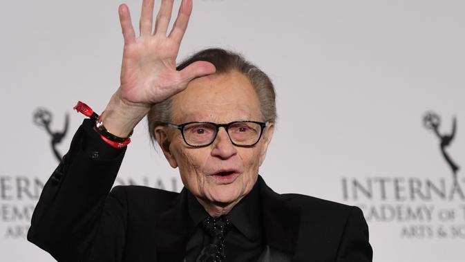 Larry King. (DON EMMERT / AFP)