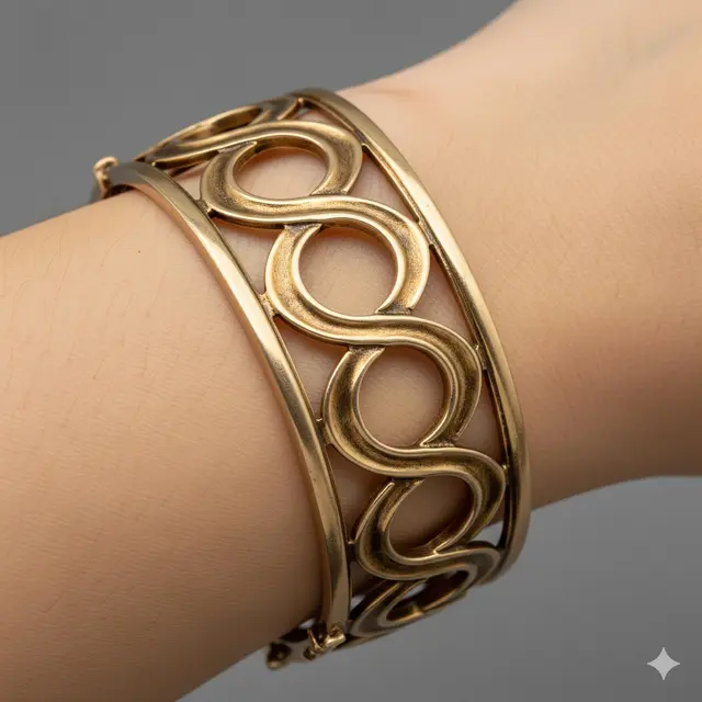 Gelang Hollow Emas Tua 10 Gram Klasik Tapi Mewah 2025. Gemini