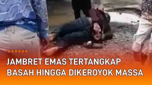 Video viral merekam jambret yang gagal beraksi di Banjarbaru, Kalsel (27/5/2022). Disebut dua pelaku memepet emak-emak yang tengah berangkat kerja dengan motor. Pelaku mencoba menjambret perhiasan emas milik korban.
