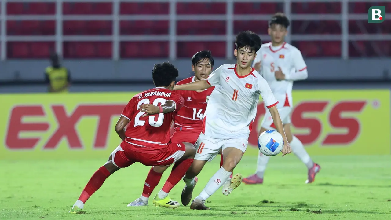 Foto: Timnas Indonesia U-17 Vs Vietnam di Piala AFF U-17 2026