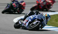 Alex Marquez beraksi di MotoGP Spanyol 2025 (AFP)
