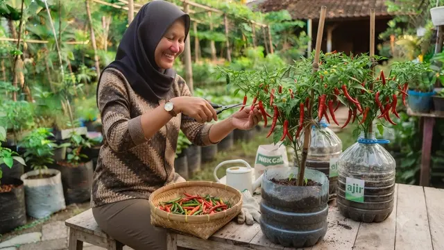Cara Menanam Cabai di Galon Bekas agar Cepat Tumbuh