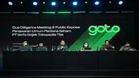 Paparan publik IPO PT GoTo Gojek Tokopedia Tbk, Selasa (15/3/2022) (Dok: PT GoTo Gojek Tokopedia Tbk)