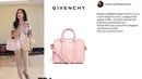 Tas Prilly yang satu ini bermerek Givenchy. Tas warna pink ini berharga Rp 27 juta. (Foto: instagram.com/fashion_prillylatuconsina)