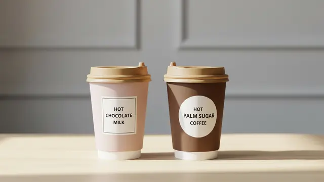 Ide Jualan Minuman Cup Sederhana Modal Minim untuk Produk Cokelat Hangat dan Kopi Gula Arena Panas