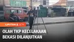 Tim Traffic Accident Analysis Polda Metro pada Kamis (01/09) pagi menggelar olah TKP kecelakaan maut depan SDN 2 dan 3 Kota Baru Bekasi. Olah TKP menggunakan alat 3D laser scanner. Nantinya hasil olah TKP akan dicocokkan dengan kejadian aslinya.